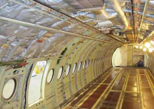 Изоляционная панель для салона самолета - TECNOLOGIE INDUSTRIALI & AERONAUTICHE SPA - акустическая / для потолков / для перегородки