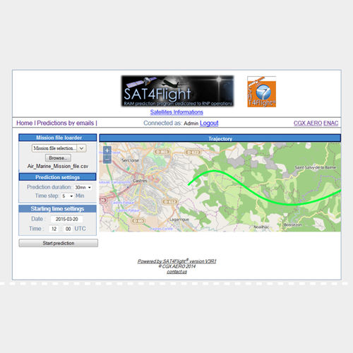 Программное обеспечение для навигации - Sat4Flight® - CGX - для аэронавтики