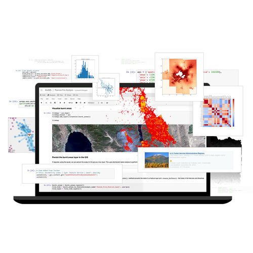 Программное обеспечение для анализа - ArcGIS Notebooks - ENVIRONMENTAL SYSTEMS RESEARCH INSTITUTE, INC. - для аэронавтики / 3D / 2D