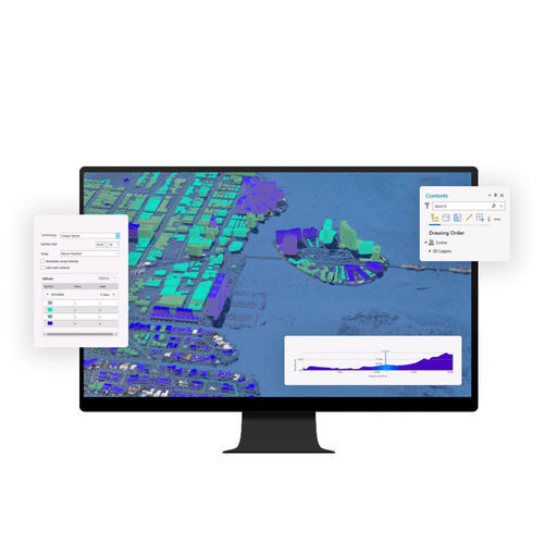 Программное обеспечение сервер - ENVIRONMENTAL SYSTEMS RESEARCH INSTITUTE, INC. - для анализа / для аэронавтики / 3D