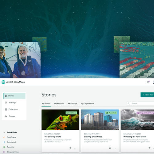 Программное обеспечение для картографии - ArcGIS StoryMaps - ENVIRONMENTAL SYSTEMS RESEARCH INSTITUTE, INC. - для управления данными / для анализа / для разработки