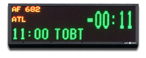 Экран для аэропорта LED - LEDI® TIMER aéroport - GORGY TIMING - для CUTE