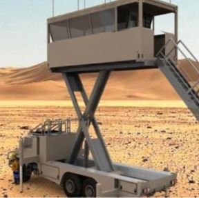 Мобильный командно-диспетчерский пункт - MATC 6×6 - MOBILE AIR TRAFFIC CONTROL SYSTEMS LTD. - установленный на транспортном средстве / подъемник / для аэропорта