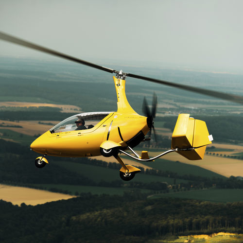 Двухместный автожир - Calidus - AutoGyro GmbH - четырехтактный двигатель / тандем / с закрытой кабиной пилота