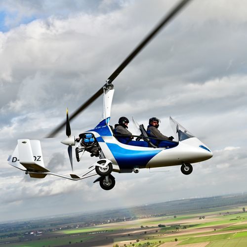 Двухместный автожир - MTOsentinel - AutoGyro GmbH - четырехтактный двигатель / с открытой кабиной пилота / тандем