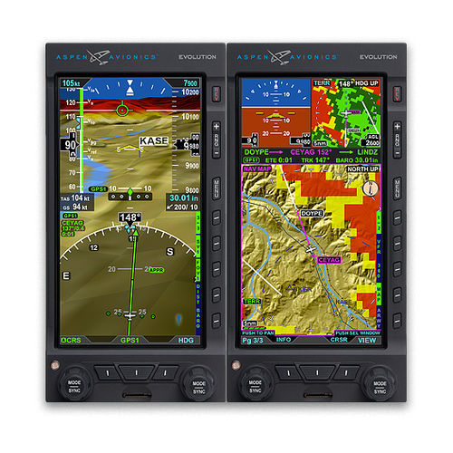 PFD для самолета - EVOLUTION 2000 - Aspen Avionics, Inc. - LCD / LED / 28 В