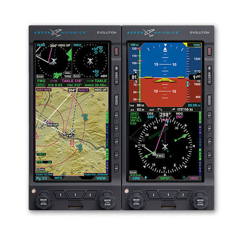 PFD для вертолета - EVOLUTION 2000H - Aspen Avionics, Inc. - LCD / LED / 28 В