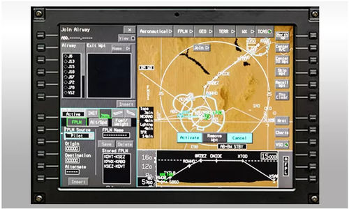 Экран полета многофункциональный дисплей - AeroVue  - Bendix/King by Honeywell - для самолета / встроенный / метеорологический
