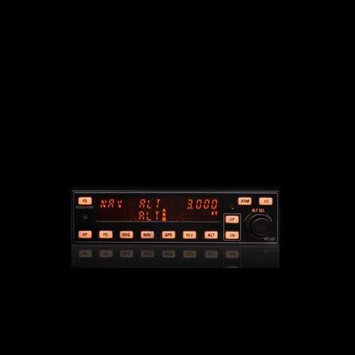 Панель управления для самолета - KFC 225 - Bendix/King by Honeywell - встроенная / с подсветкой