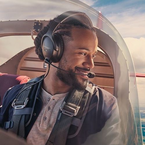 Наушники с микрофоном для пилота - A30  - BOSE - для самолета / противошумный / легкий