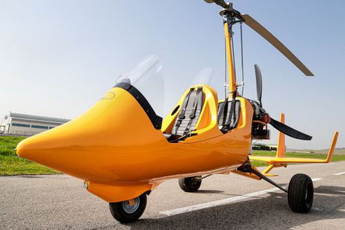 Двухместный автожир - ELA 07-COUGAR - ELA AVIACION S.L. - четырехтактный двигатель / тандем / с открытой кабиной пилота