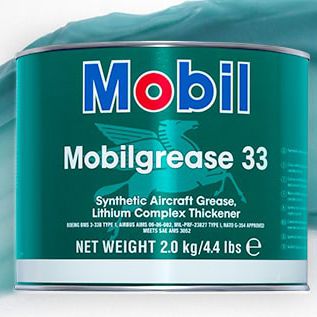Многоцелевой жир - Mobilgrease™ 33 - ExxonMobil - для технического обслуживания / для самолета / для подшипника