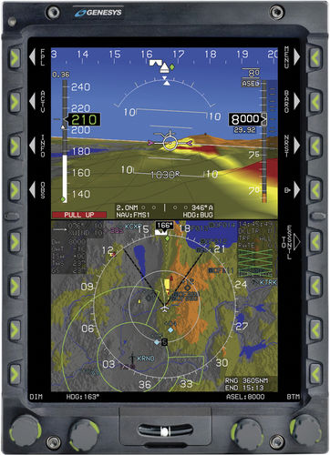 EFIS MFD - IDU-680 - Genesys Aerosystems - PFD / для самолета / метеорологическая