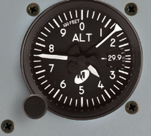 Аналоговый альтиметр - MD15 series - Mid-Continent Instruments & Avionics, Inc. - в футах или метрах / 2 дюйма / для самолета