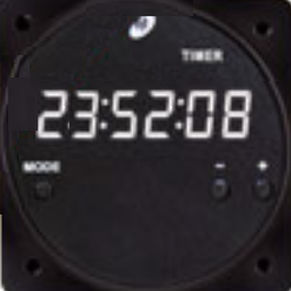 Настенные часы для летательного аппарата - 6420093-0 - Mid-Continent Instruments & Avionics, Inc. - цифровой