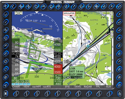 MFD для самолета - MT VisionAir X MFD Light - Moving Terrain Air Navigation Systems AG