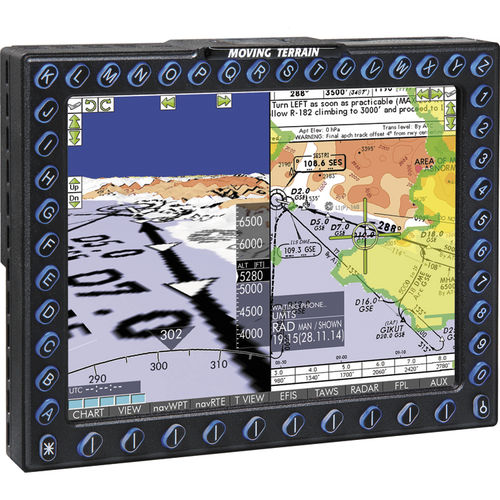 MFD для самолета - MT-VisionAir X ETSO - Moving Terrain Air Navigation Systems AG - 1024x768 / TSO / с GPS
