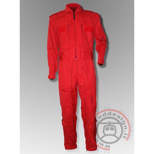 Костюм для пилота - FSC-28/ZIP - United Design - унисекс / красный / синий