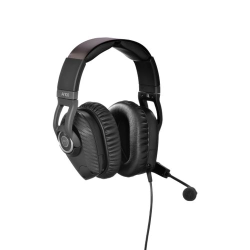 Наушники с микрофоном для пилота - AV100 - AKG by Harman - для гражданской авиации / противошумный / проводной