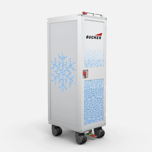 Тележка для обслуживания для самолета полный размер - ARCTICart™ - Bucher Leichtbau AG - половинный размер / с выдвижной полкой