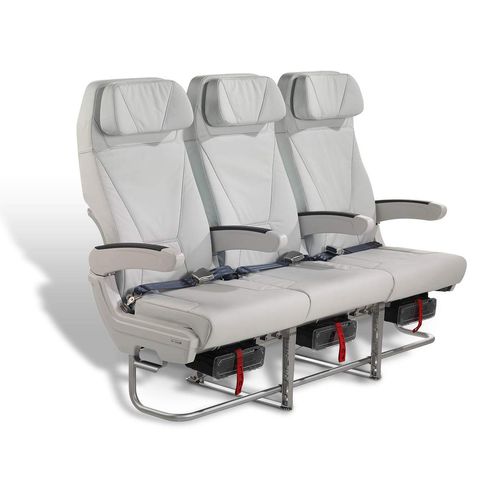 Сидение для салона самолета - ZIMflexible - ZIM FLUGSITZ GmbH - для эконом-класса / с подлокотниками / со встроенным экраном