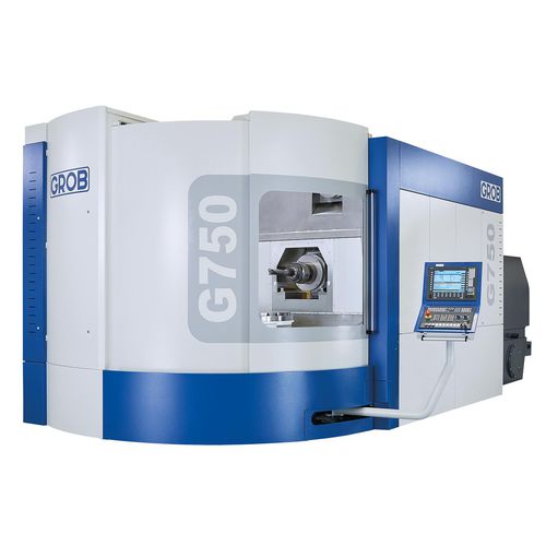 Обрабатывающий центр 5 осей - G750 - GROB-WERKE GmbH & Co. KG - горизонтальный / универсальный / для аэронавтики