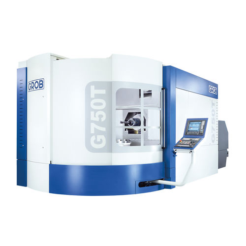 Обрабатывающий центр 5 осей - G750T  - GROB-WERKE GmbH & Co. KG - горизонтальный / универсальный / для аэронавтики