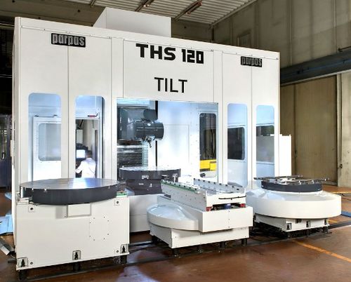 Фрезерный станок ЧПУ - THS 120 TILT - Parpas SpA - горизонтальный / для аэронавтики / 5 и более осей