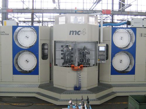 Ротационная трансферная линия - MC4 320 - Mandelli Sistemi SpA - 4 положения / для мехобработки / автоматическая