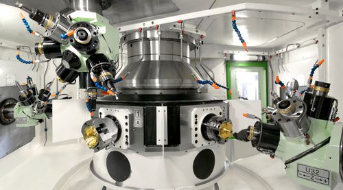 Ротационная трансферная линия - TSP 3 - Mandelli Sistemi SpA - для токарной обработки / для фрезерования / для авиационно-космической промышленности