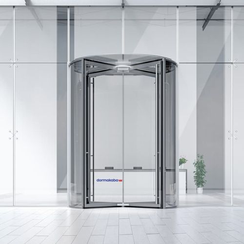 Автоматическая карусельная дверь - KTV ATRIUM FLEX All - dormakaba - для обеспечения безопасности / для аэропорта