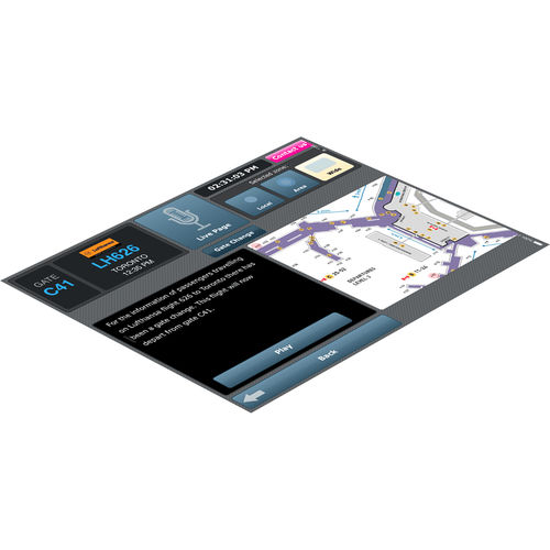 Голосовая система оповещения о полете - Simpleway, Inc. - для аэропорта
