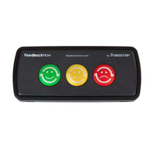 Система оценки качества обслуживания на стойке - Smiley Box - FeedbackNow - настенная / для аэропорта