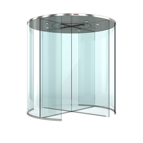 Автоматическая карусельная дверь - Glass Roll Light - Saima Sicurezza SpA - для обеспечения безопасности / для аэропорта