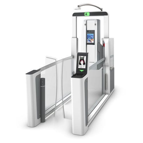 Автоматизированные границы для аэропорта - EASYGATE - secunet Security Networks AG - с биометрическим считывающим устройством / со сканером паспортов