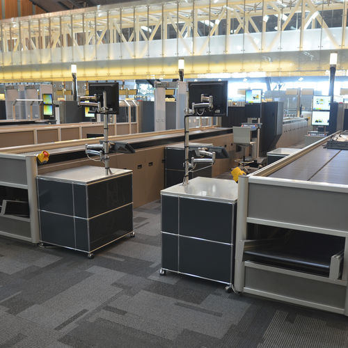 Стойка полиция - Re-check  - USM Airportsystems AG - для аэропорта
