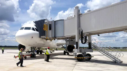 Трап для посадки в самолет для пассажиров - Shanghai Haobo Aviation Equipment Co., Ltd. - со стеклянными перегородками