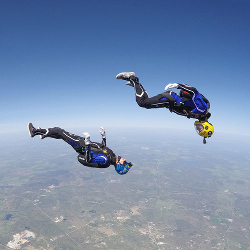 Костюм для парашютизма - C+ ® - Intrudair Skydive & Base Gear - рабочий / унисекс / красный