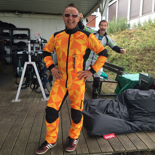 Костюм для парашютизма - CF ® - Intrudair Skydive & Base Gear - унисекс / нейлоновый / синий