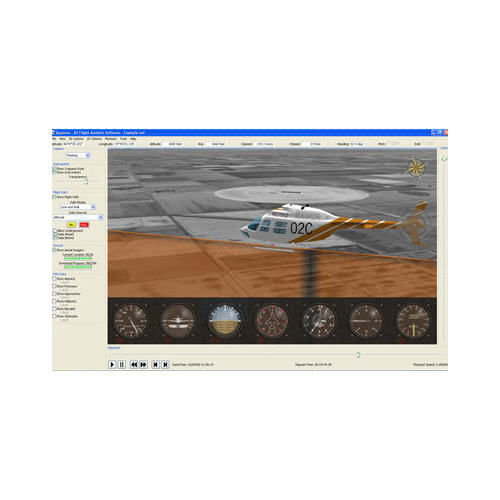 Программное обеспечение для анализа полета - Appareo Systems - для аэронавтики / 3D