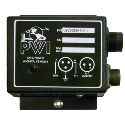 Источник электропитания для освещения - PN 6900053-001 - PWI lnc. - DC/AC