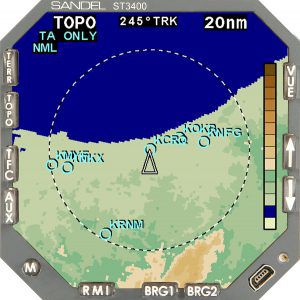 TAWS для вертолета - ST3400  - Sandel Avionics