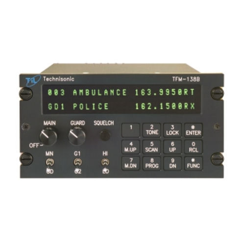 Аудиопанель VHF - TFM-138  - Technisonic Industries Ltd. - для самолета / крепление на панели