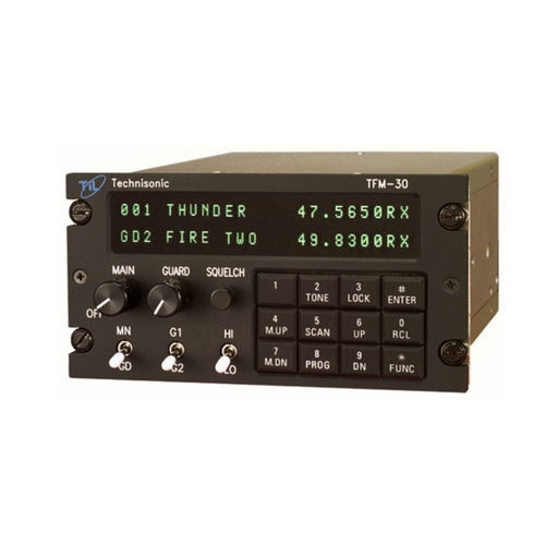 Аудиопанель VHF - TFM-30   - Technisonic Industries Ltd. - для самолета / крепление на панели