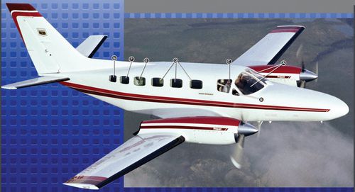 Смотровое отверстие для пассажирского самолета - Conquest II - Lee Aerospace, Inc.