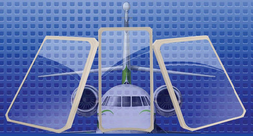 Лобовое стекло для пассажирского самолета - 900/2000 - Lee Aerospace, Inc. - минеральное стекло