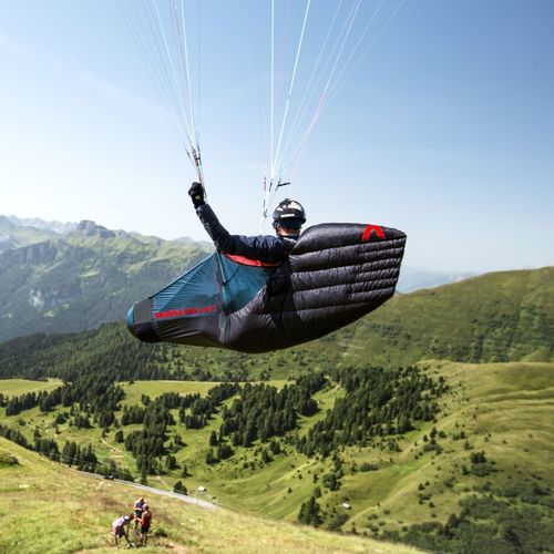 Сидение для параплана - X-ALPS2 - Skywalk GmbH & Co. KG - одноместное / подушка безопасности / кокон