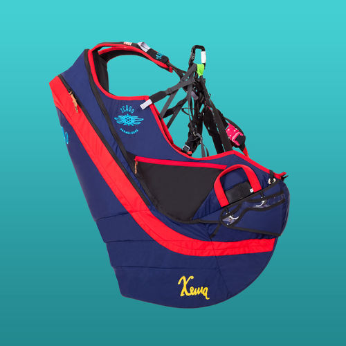 Сидение для параплана - XEMA² - Icaro paragliders - для парашюта / одноместное / в сидячем положении