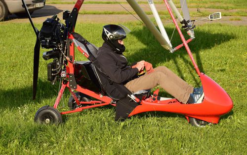 Одноместный дельталет - nano-trike ANT - Aeros Ltd. - двухтактный двигатель