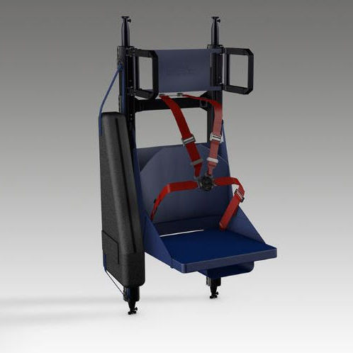 Сидение для вертолета - landSEAT - Autoflug GmbH - для экипажа / для пассажира вертолета